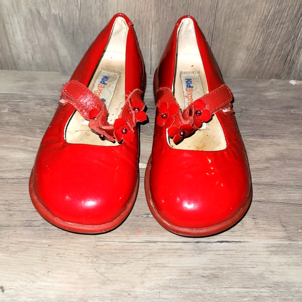 Red Shiny MaryJane Euro size 23  US 7